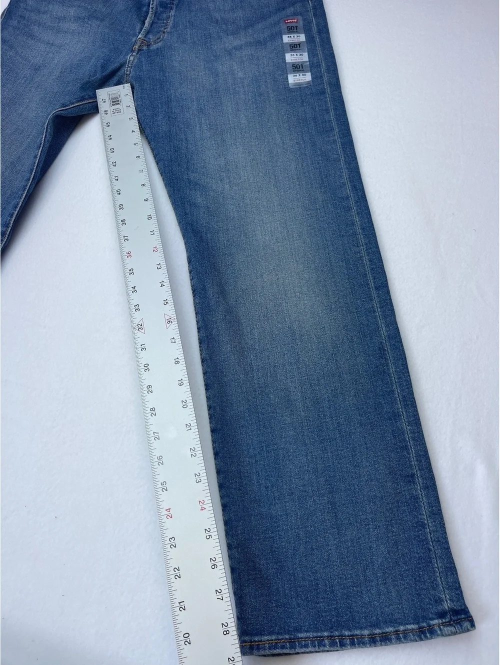 Levi's 501 Original Fit Blue Denim Jeans Size 36x30